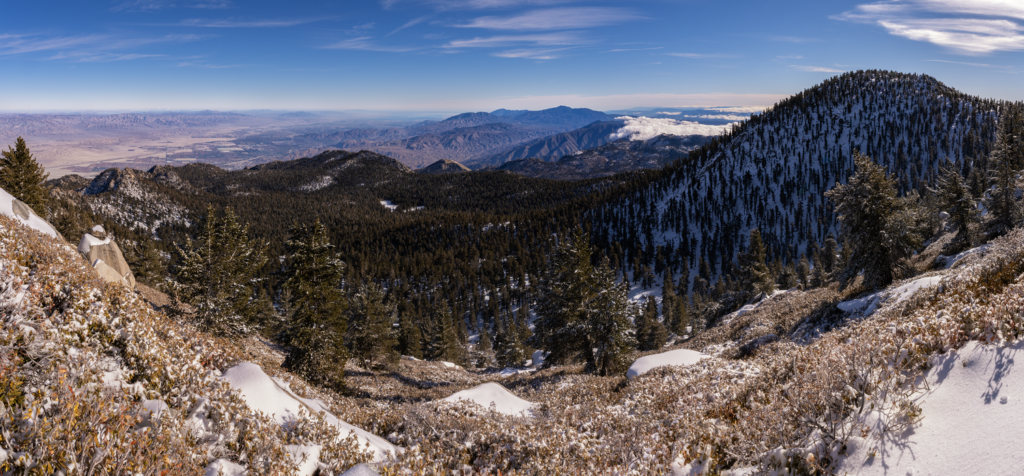 Hike Mt San Jacinto trail intermediate view